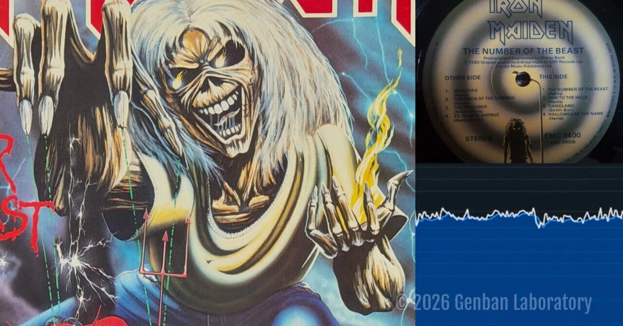 033 : 整理された轟音 ー Iron Maiden『The Number Of The Beast』UK