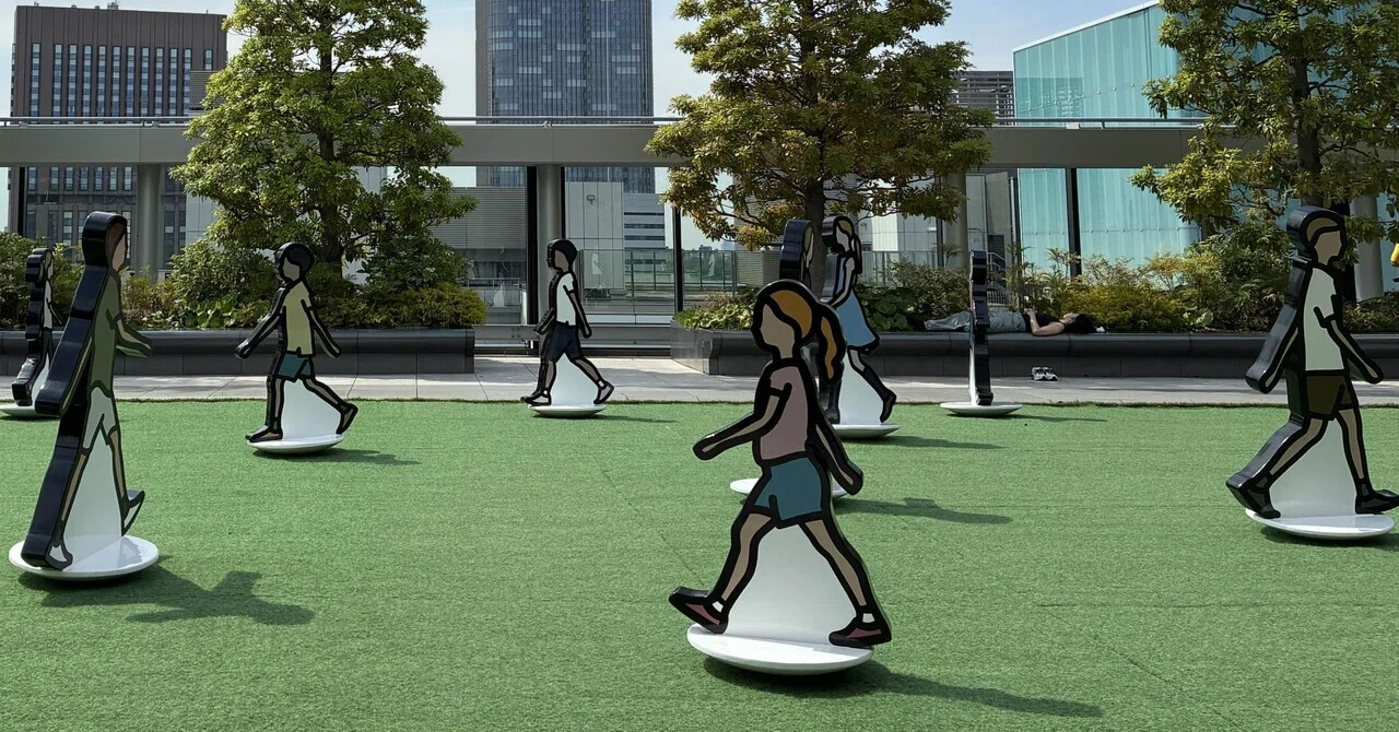 鑑賞_ジュリアン・オピー《Marathon. Women.》ほか（美術）｜yokohama2018