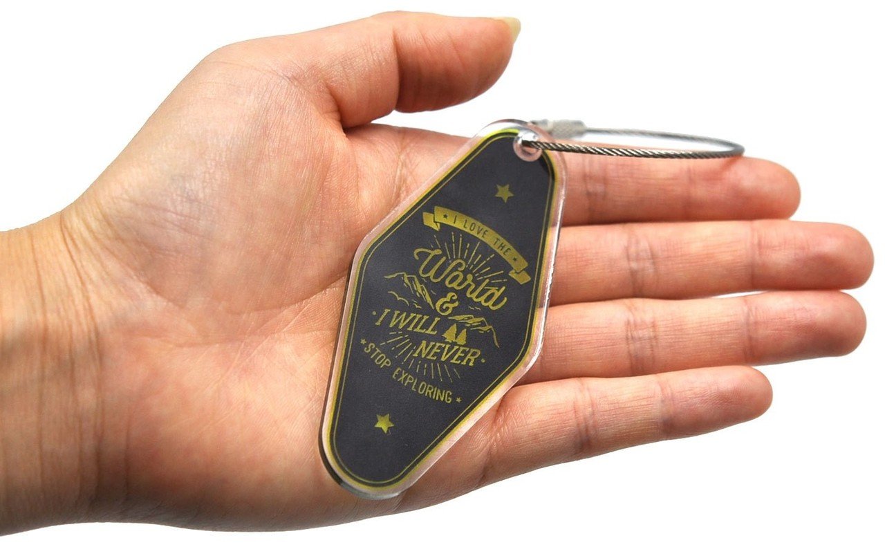 オリジナルデザインでモーテルキー J Cアクリル工房 Note