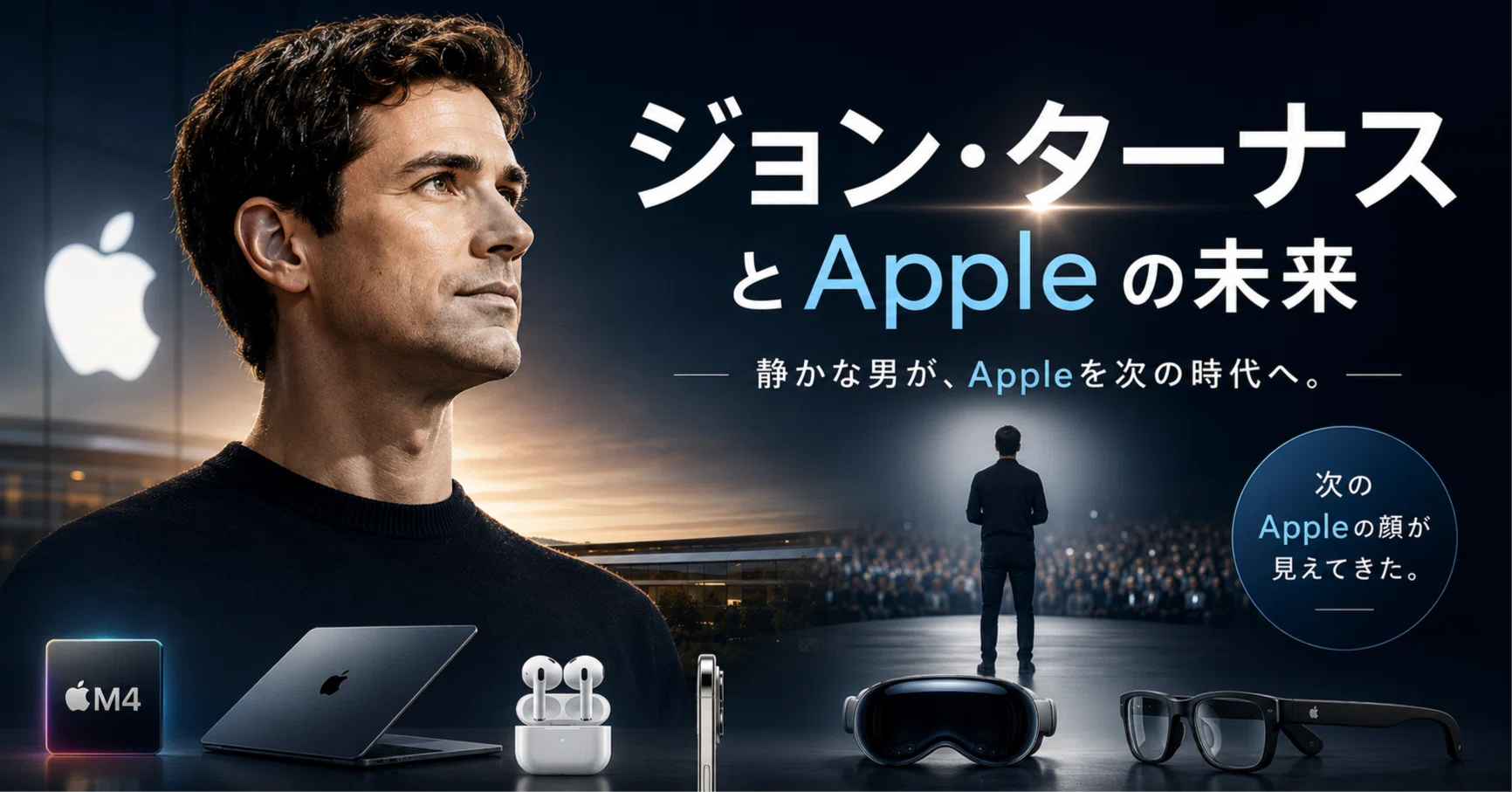 【低評価に関してプロフ参照】Apple 注目のApple新CEO - ジョン・ターナスとAppleの未来｜新貝文将