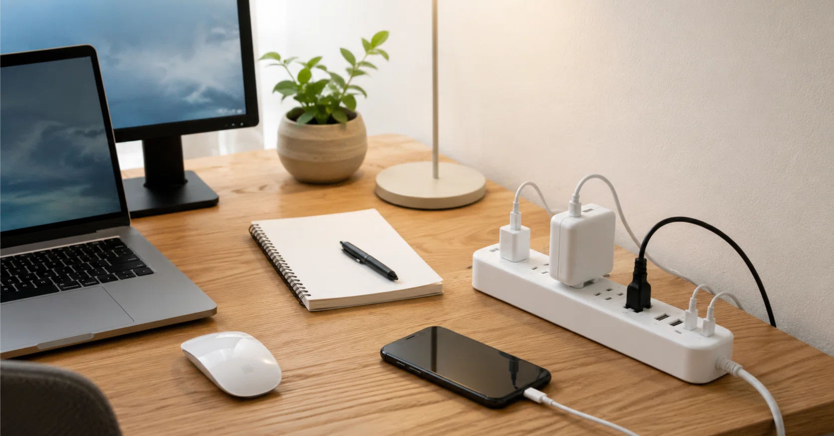 デスク周りにおすすめの電源タップ5選！机に固定したい人向けの選び方 