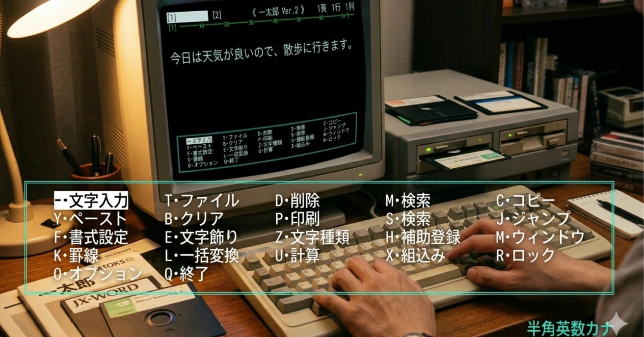 PCで日本語を書く文化を決定づけた「新一太郎」とATOK5の衝撃｜kzn