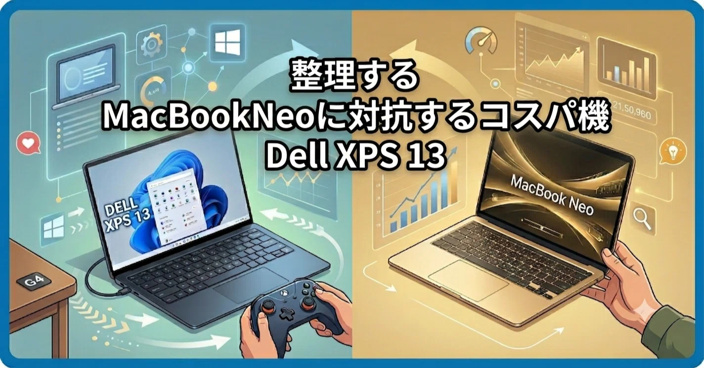 Dell 新XPS 13を整理する：MacBook Neo対抗になり得る低価格Windows