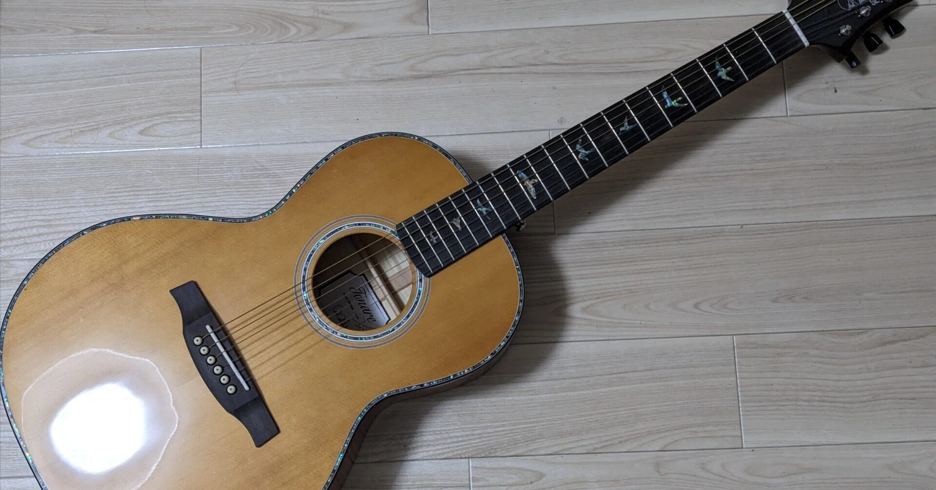 PRS ポールリードスミス　アコースティックギターT50E 愛器紹介：PRS SE P50Eレビュー｜小ぶりなのに華やか、フラメンコ風に