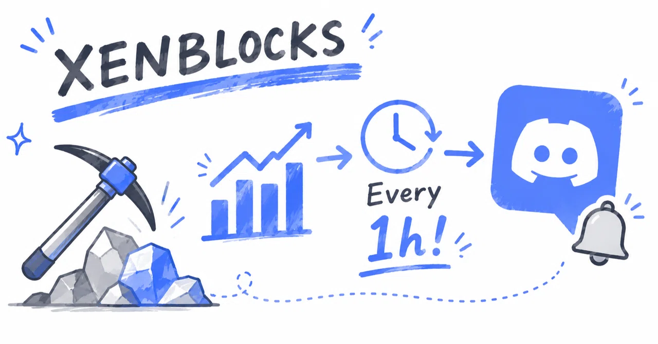 [XENBLOCKS] How to notify mining results to Discord｜mona2chan