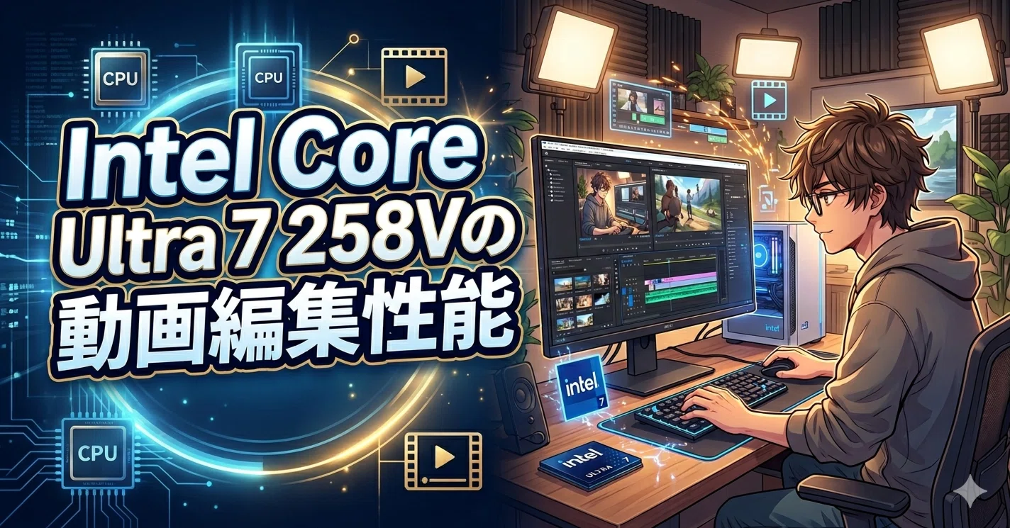 Intel Core Ultra 7 258Vの動画編集性能｜shogo｜旅行系動画投稿者