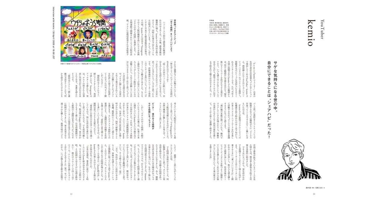 Kemio サゲな気持ちになる世の中 自分にできることは シェアハピ だった 特集 みんなの大好き 雑誌 ケトル 編集部 Note Kemio サゲな気持ちになる世の中 自分にできることは シェアハピ だった 特集 みんなの大好き 雑誌 ケトル 編集部 Note