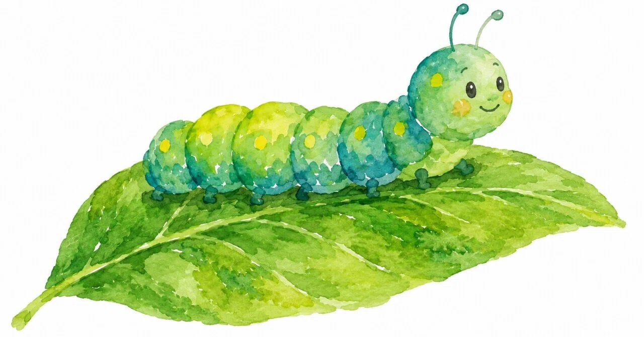我が家のはらぺこあおむし｜Uka