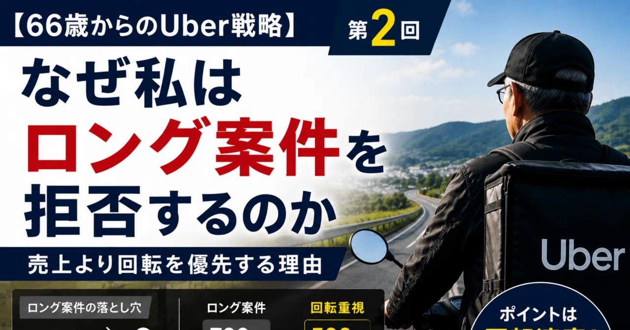 [Uber Strategy from Age 66] Part 2: Why I Reject Long-Distance Orders ...