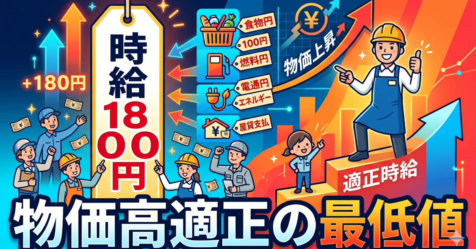 時給1800円が物価高適正の最低値｜法令択一知識CHANNEL