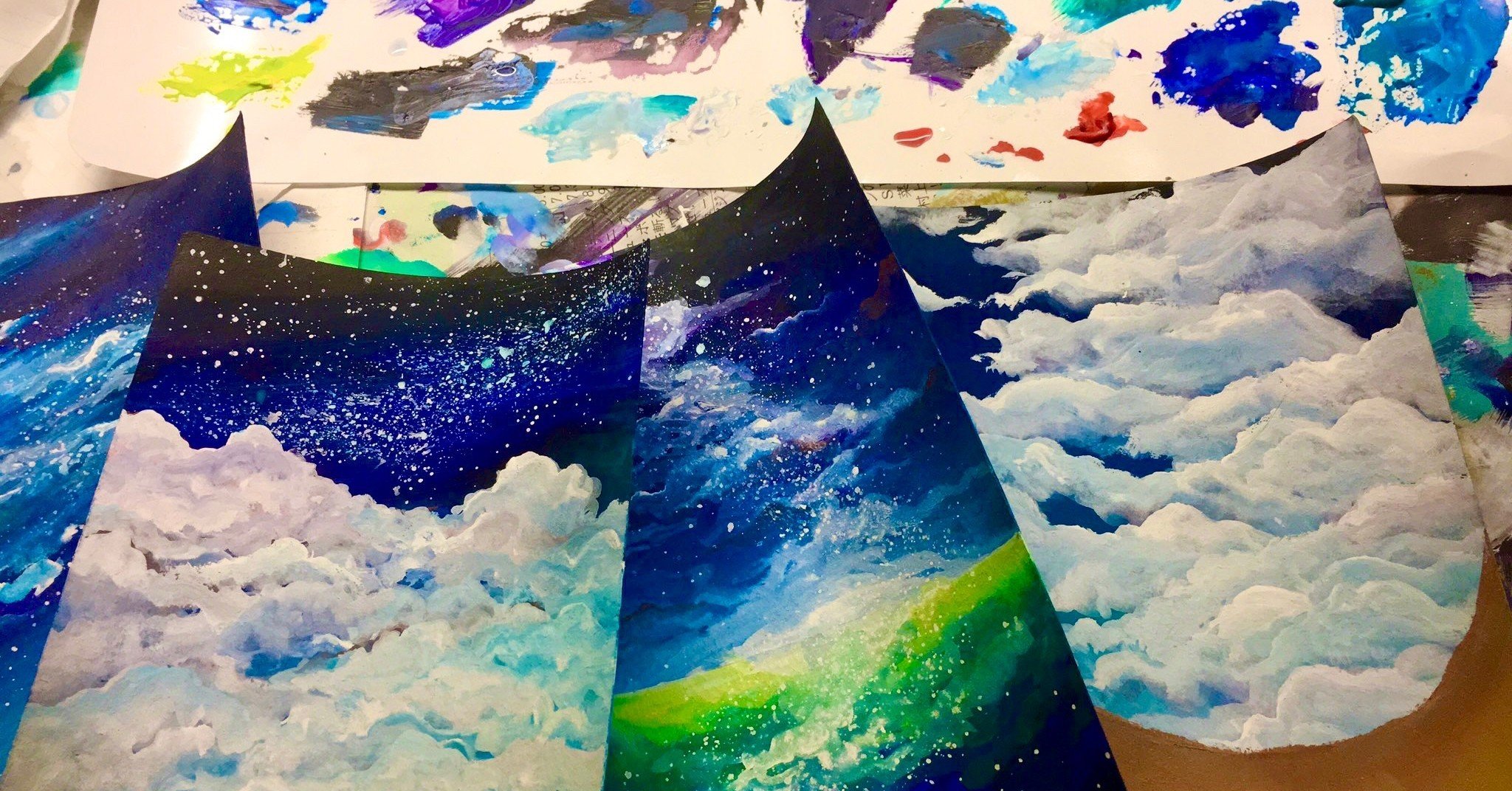 文化祭用に描いたイラスト紹介 いお お絵描き Note