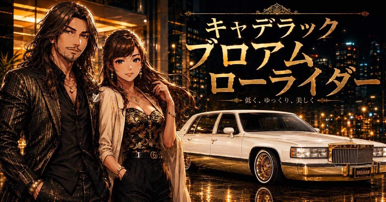 キャデラック ブロアム ローライダー｜“低く、ゆっくり、美しく”に宿る