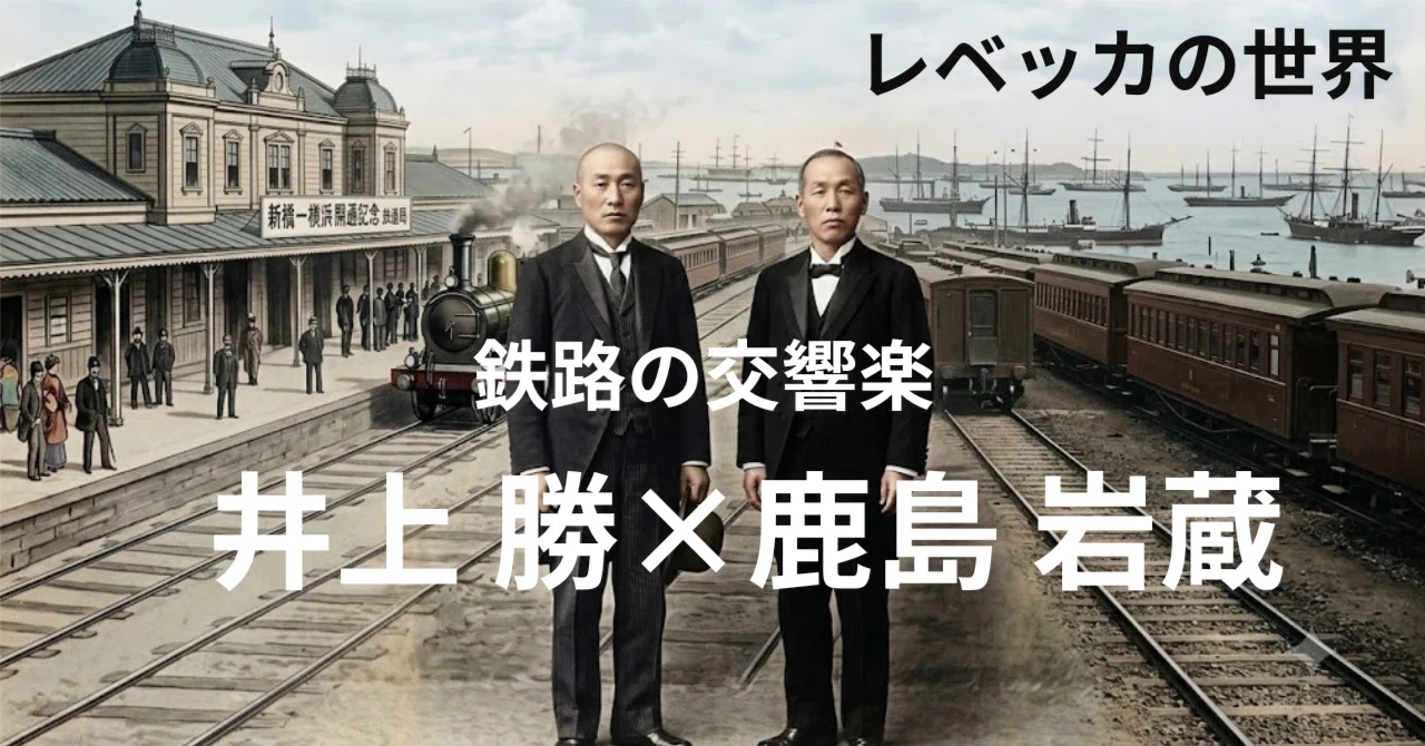 レベッカの世界 鉄路の交響楽 : 井上勝 × 鹿島岩蔵 Vol.19｜レベッカの 