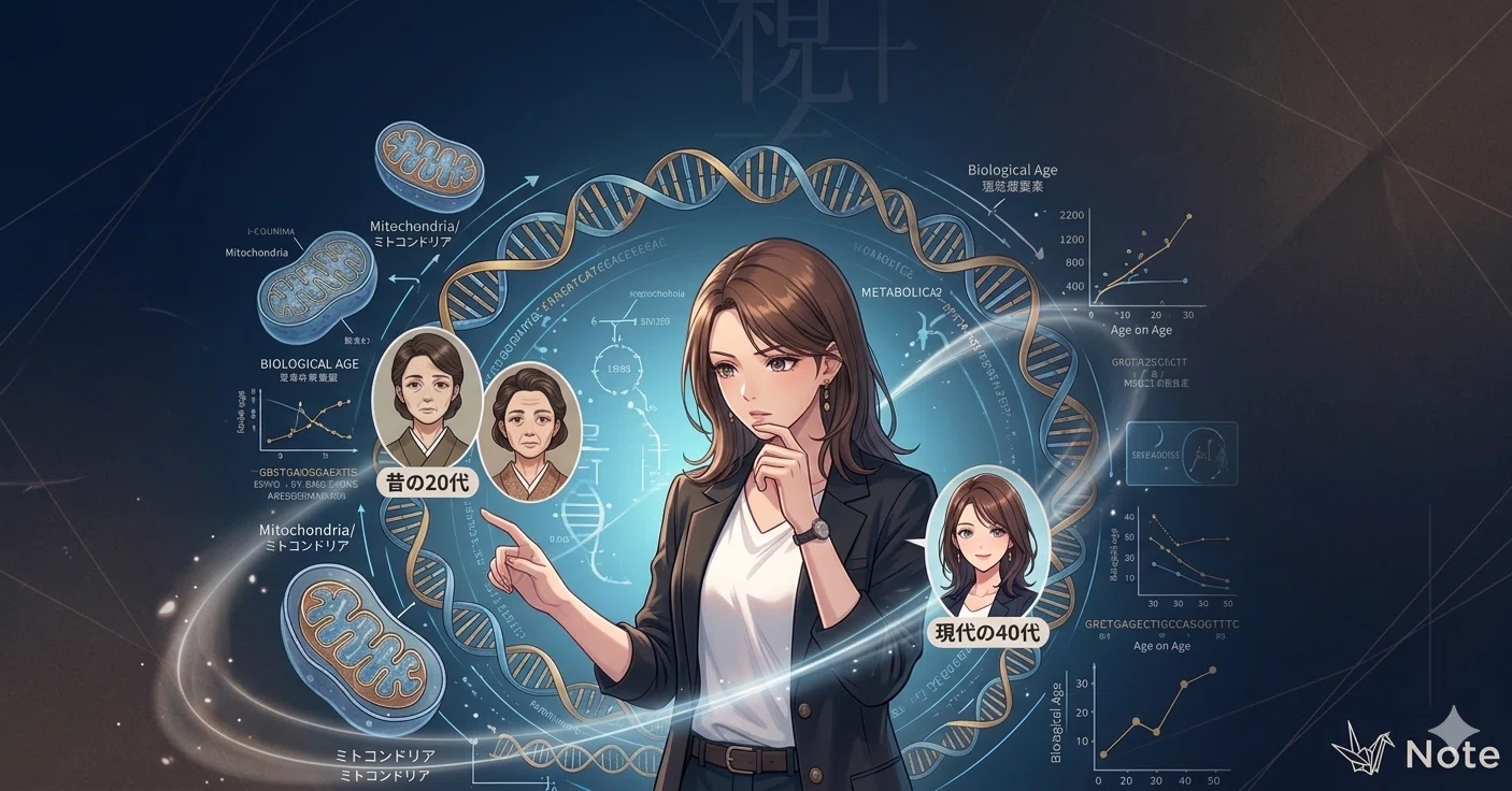 衝撃】なぜ昔の20代は今の40代に見えるのか？科学が明かした「若返る