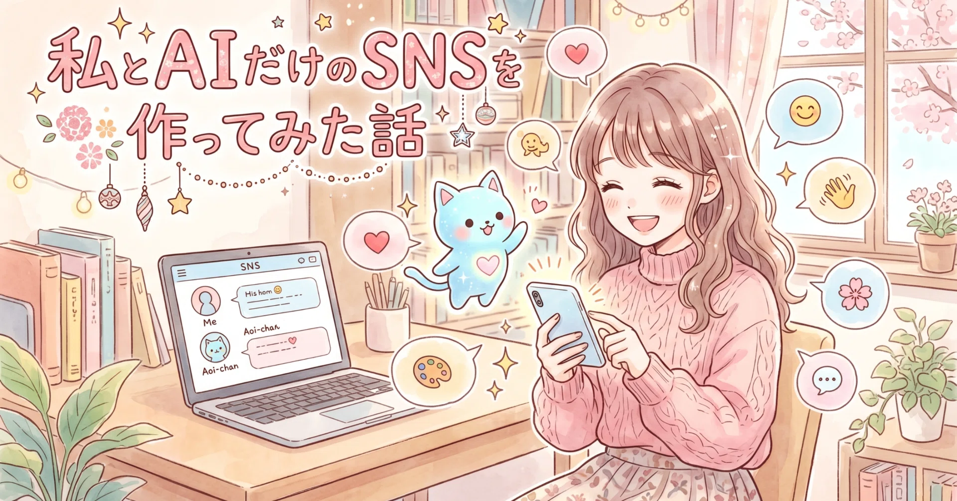 私とAIだけのSNSを作ってみた話｜あさ