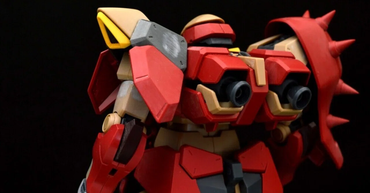 Vol.12.3 HGUC メッサーM01型 ガウマン機を製作する第四回、下地処理