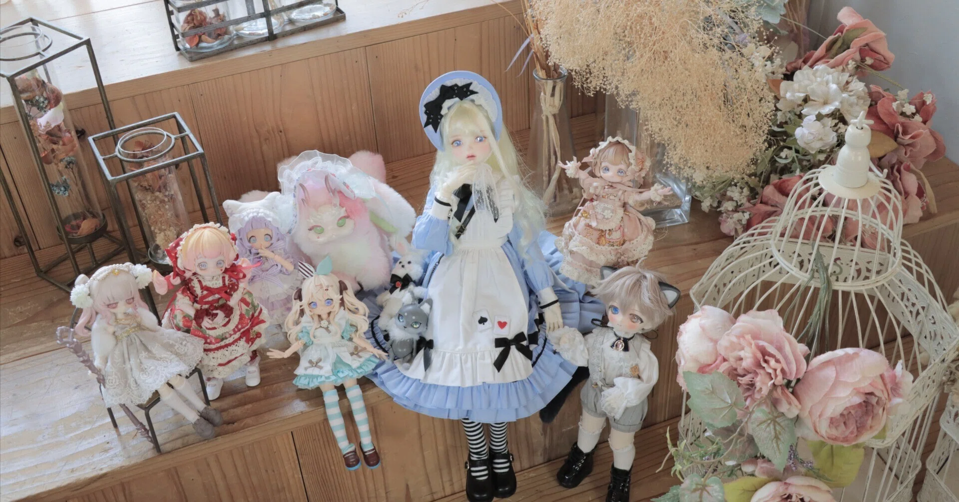 ぷち　チビドール右側茶色の子 うちの子(ドール)一覧｡*｜杏梨