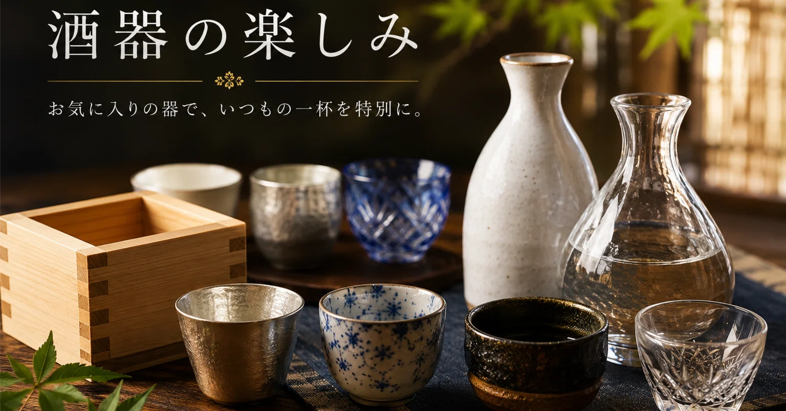 酒器はどれがいい！？｜SAKE japanese