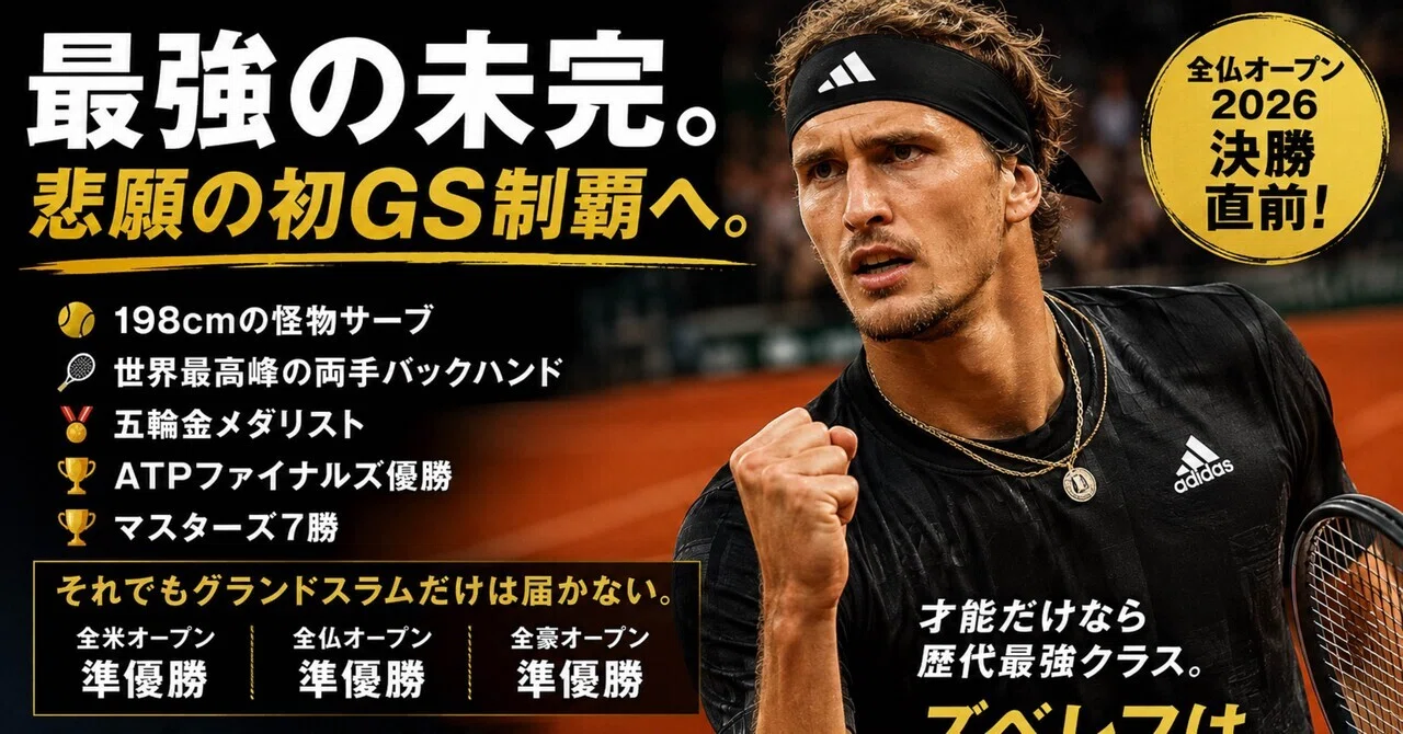 アレクサンダー・ズベレフの凄さを徹底解析｜「tennisbg｜テニス最高の
