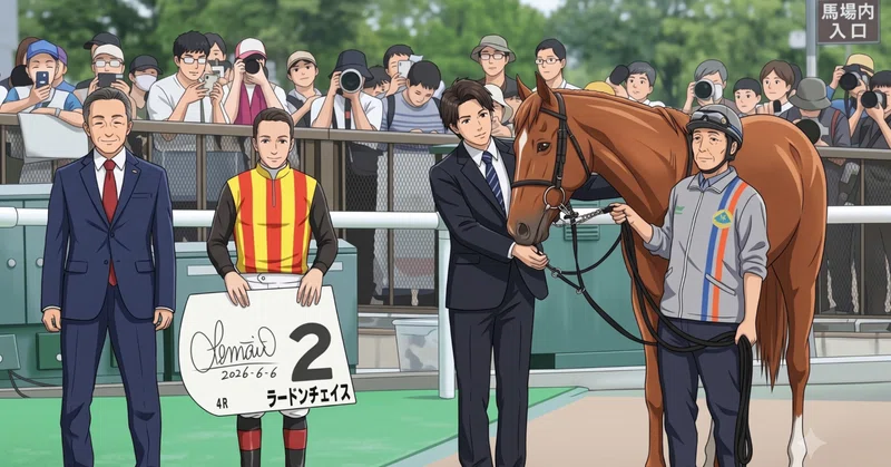 2026年6月6日【新馬戦】ラードンチェイス 評価：★★★☆☆（B+）