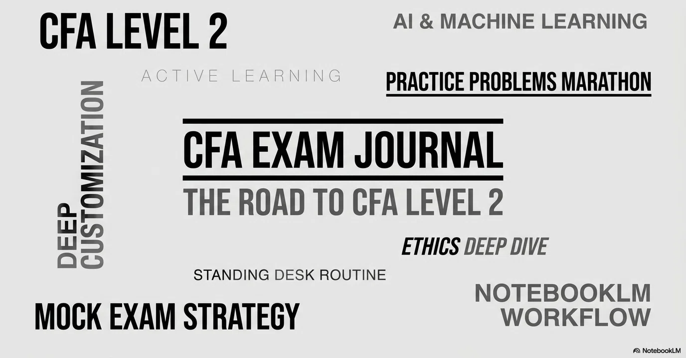 CFA受験記 #8】Level 2 の進捗 その2｜現役IR担当者@荻窪