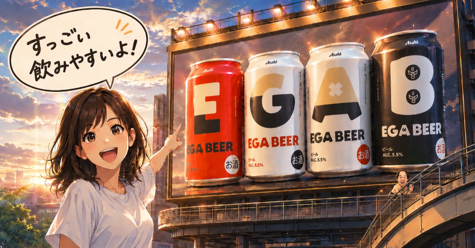 The story of how I tried Ega-chan's beer and found it surprisingly