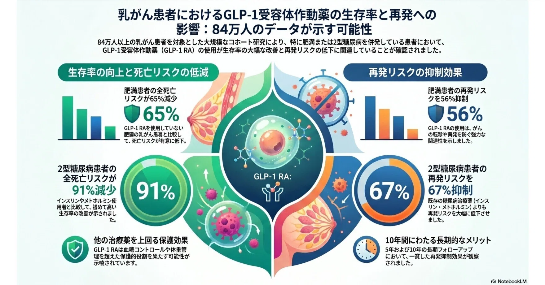 glp-1 breast cancer recurrence Effects of GLP-1 Receptor Agonists on Survival and Recurrence in Breast  Cancer: Potential Protective Benefits Beyond Glycemic Control and Weight  Management｜Makisey