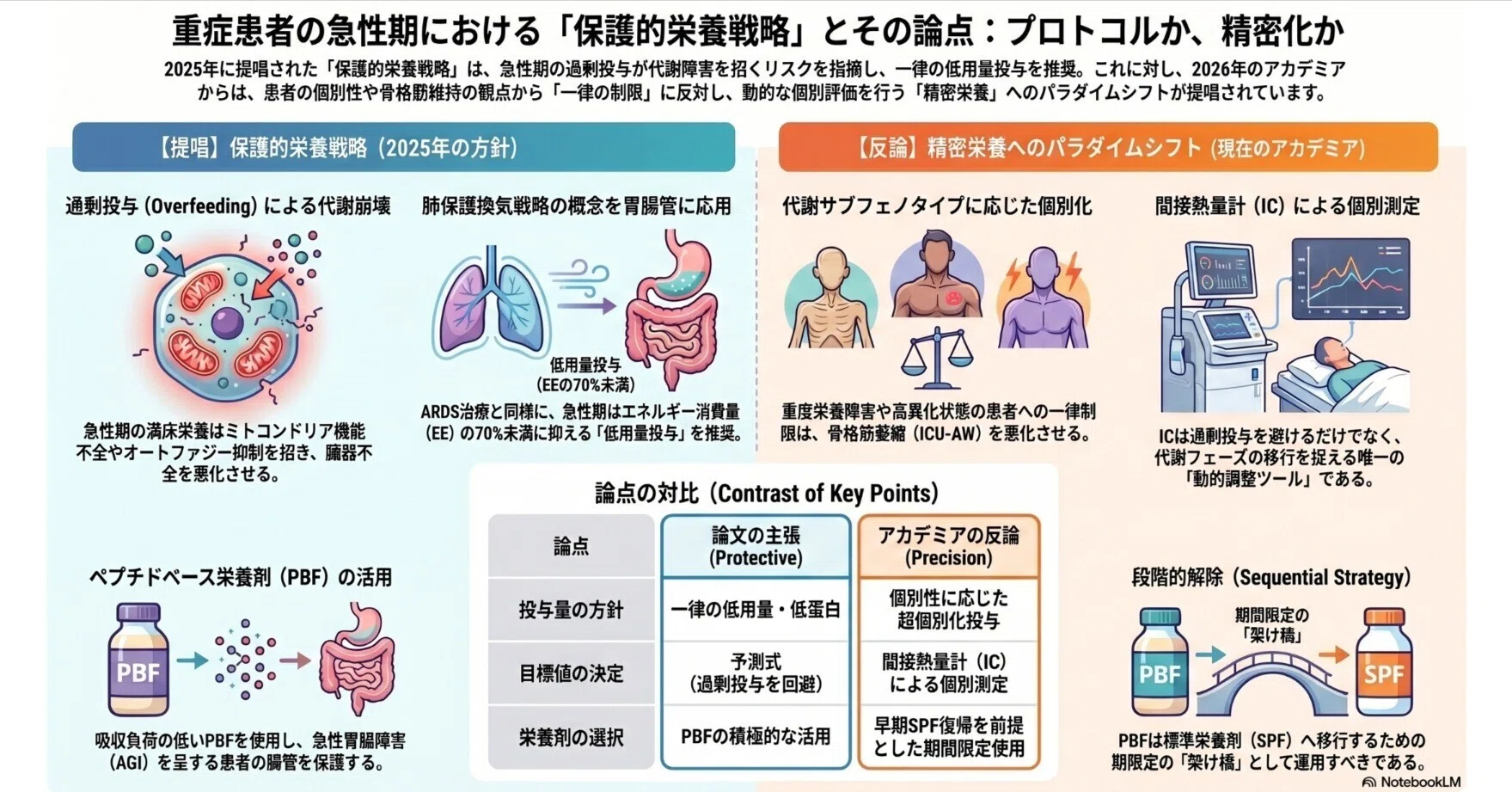 栄養失調　おまとめリクエスト 急性期重症病態保護的栄養戦略議論｜Makisey