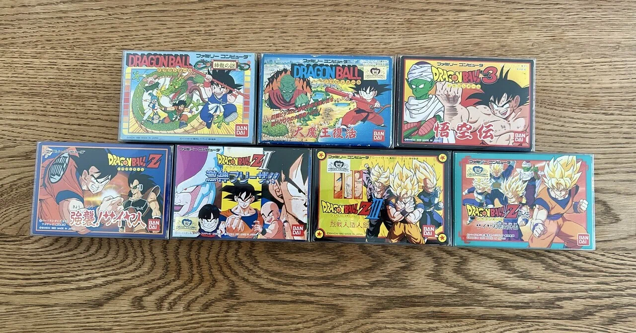 Let's grab them! All 7 Famicom Dragon Ball titles are finally here