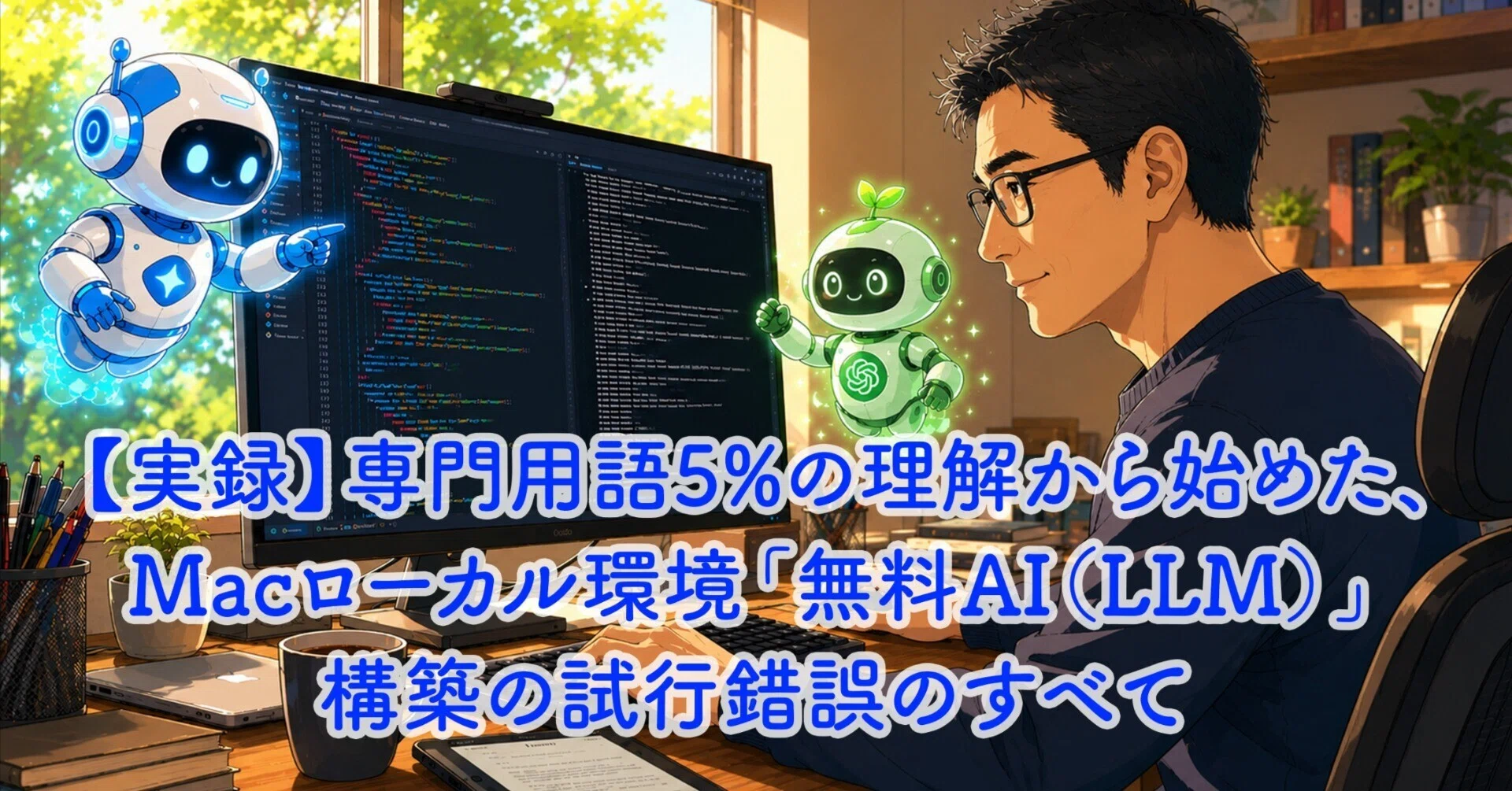 ルル &ココ　確認用ページ 実録】理解度5%から始めた、Macローカル環境「無料AI（LLM）」構築の