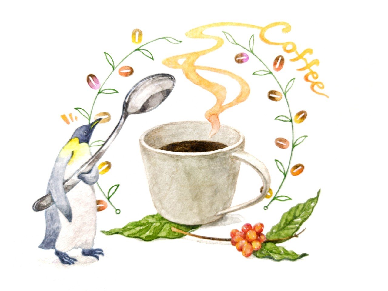 コーヒー好きペンギン Kanou Note