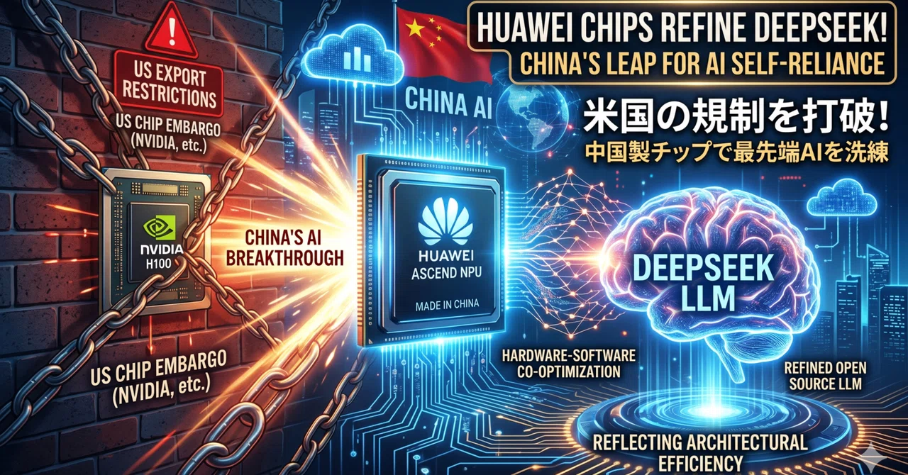 【解説】HuaweiチップとDeepSeek：中国が目指す「AI半導体の自立」の現在地｜伊藤正章｜サバイバルDXクリエイター：荒野のPip ...
