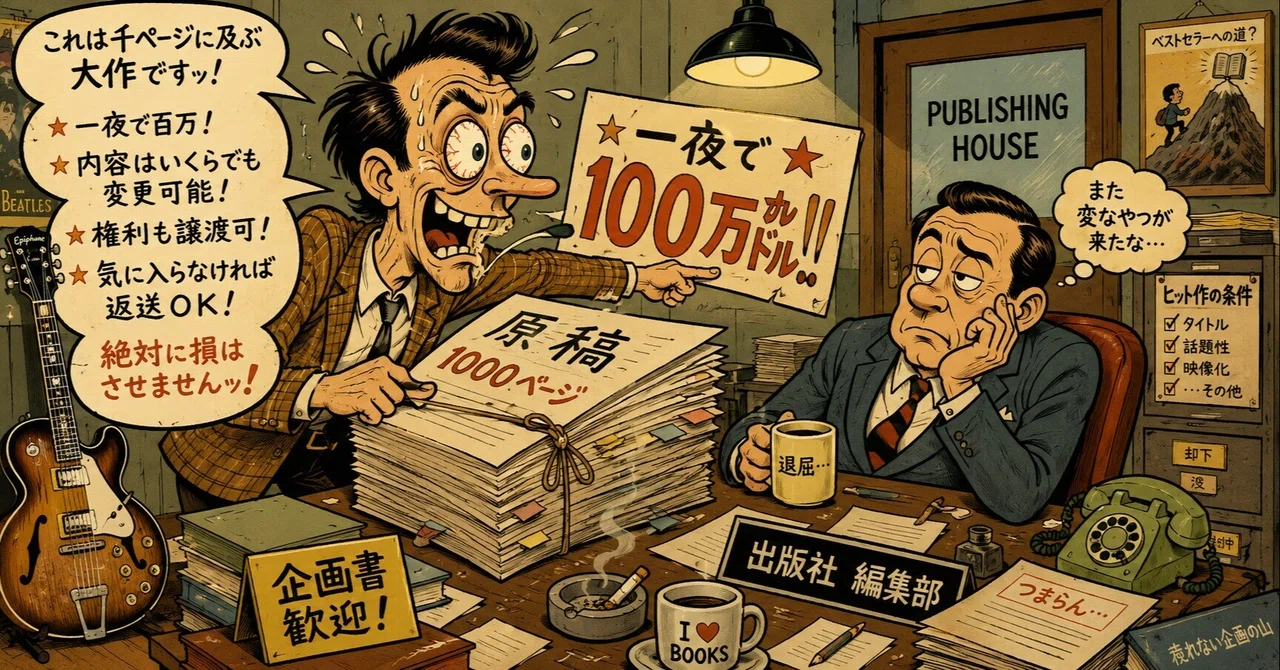 ある如何わしい作家の売り込み奮闘記 -Paperback Writer-｜Shinzy