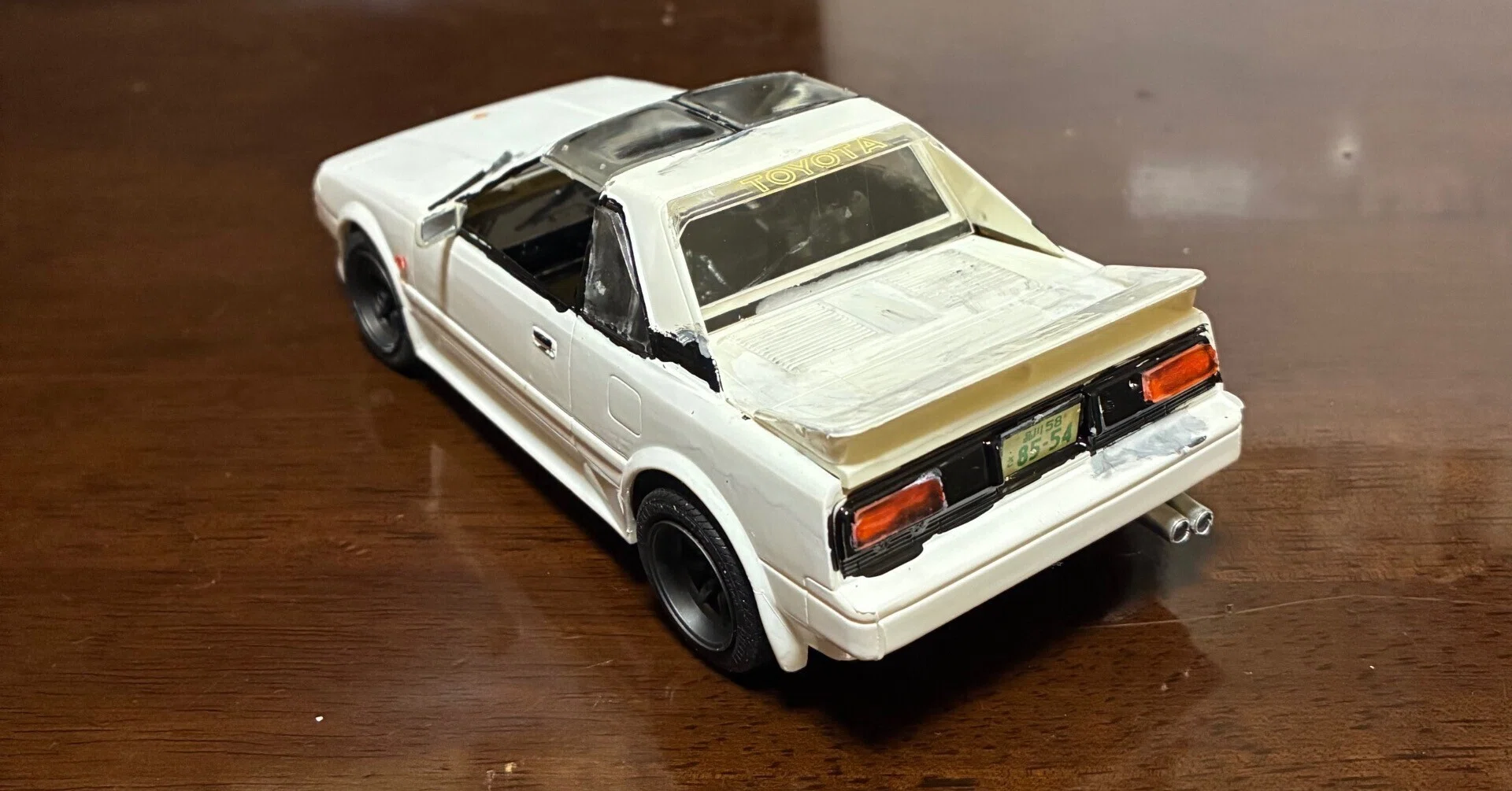 66-year-old man] I tried building a plastic model for the first