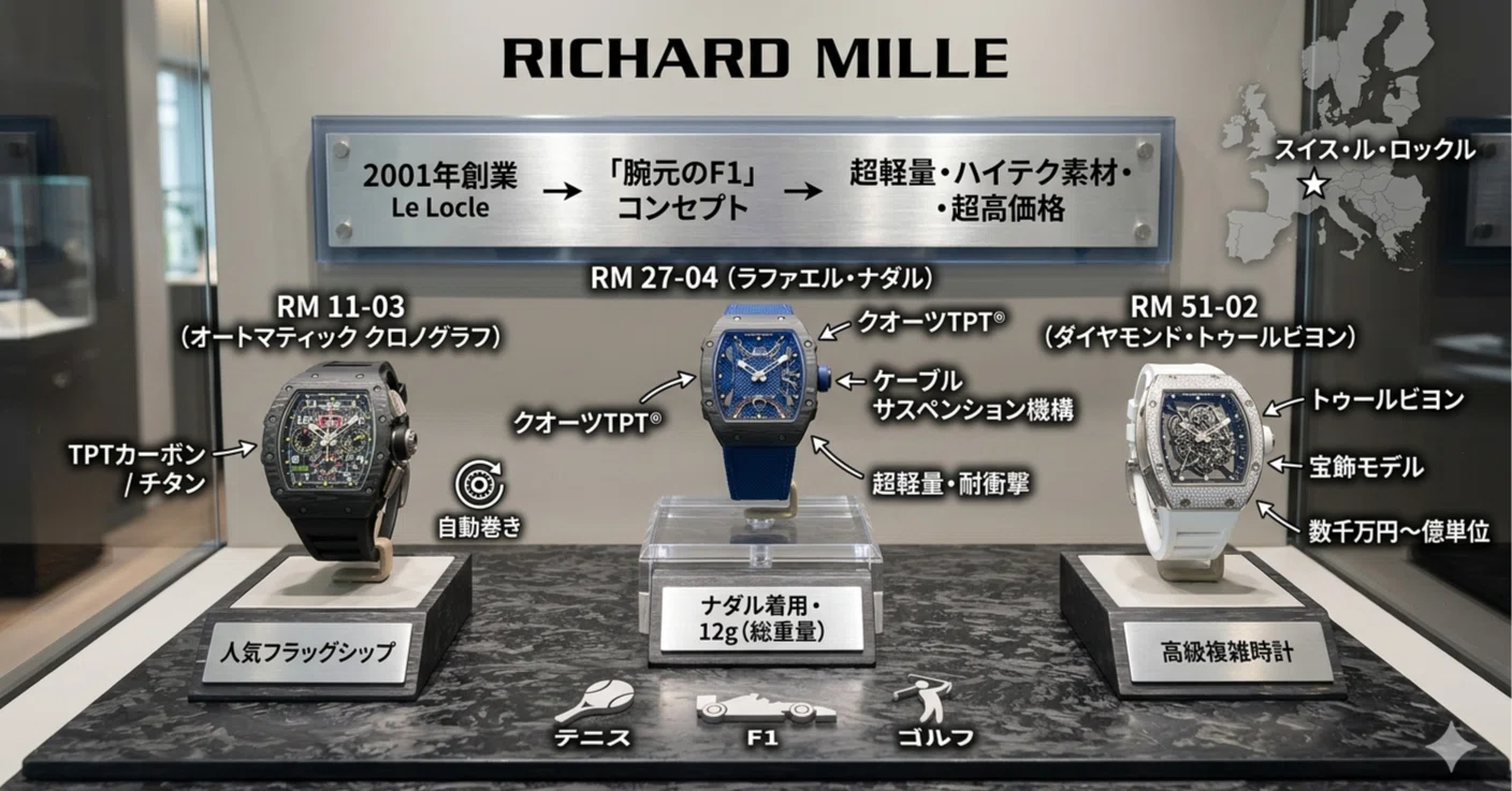 高級腕時計『リシャール・ミル（RICHARD MILLE）』について｜ZICO