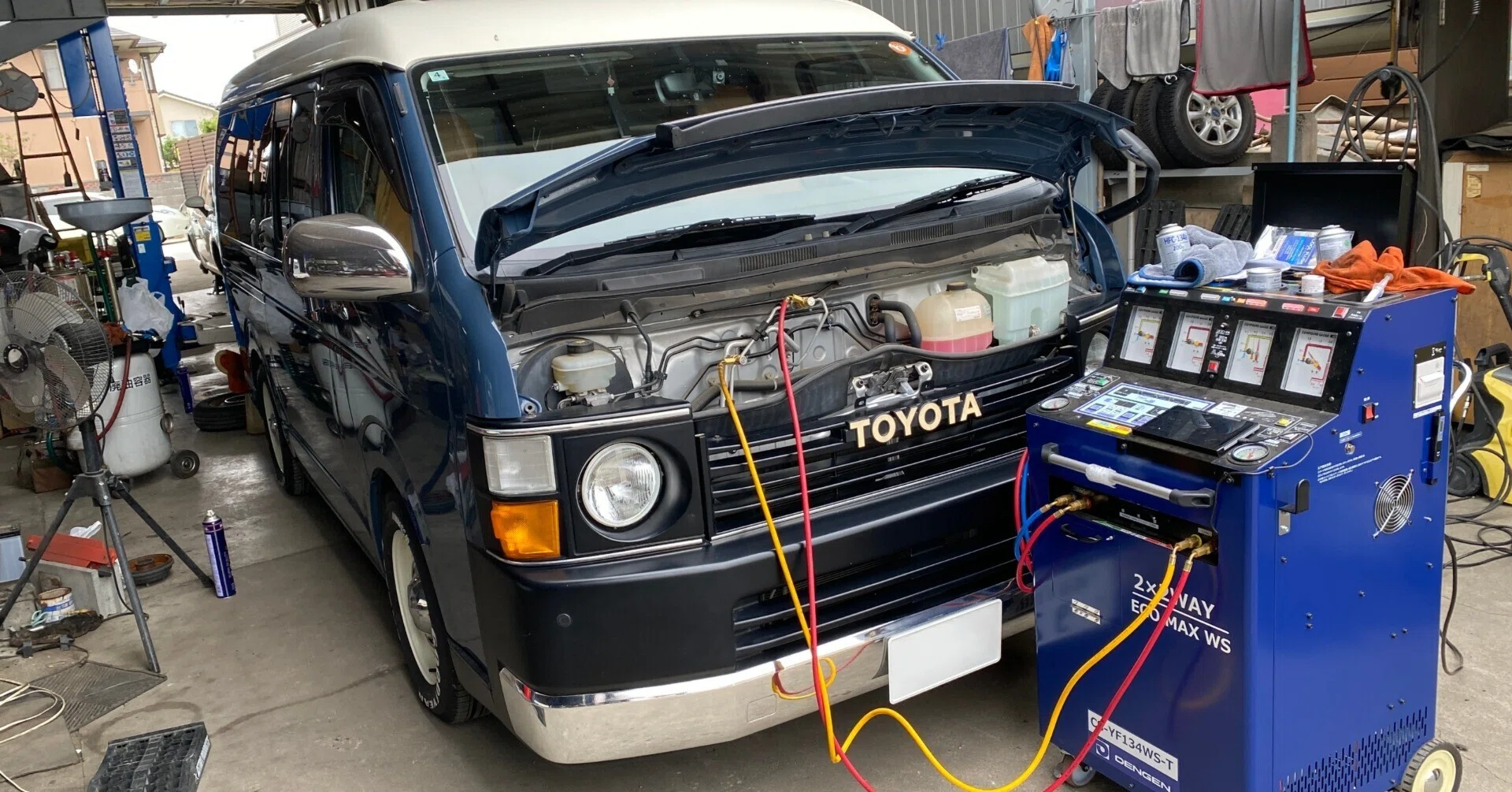 Ｍアクティ　エアコン、デフロック付車検令和8年10月 エアコンガスクリーニング祭り｜Weekend Garage & Cars Life