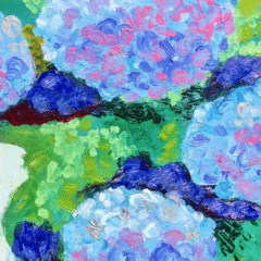 加筆しました!【油絵】タイトル:空A ◇空と雲の絵◇癒やしの絵