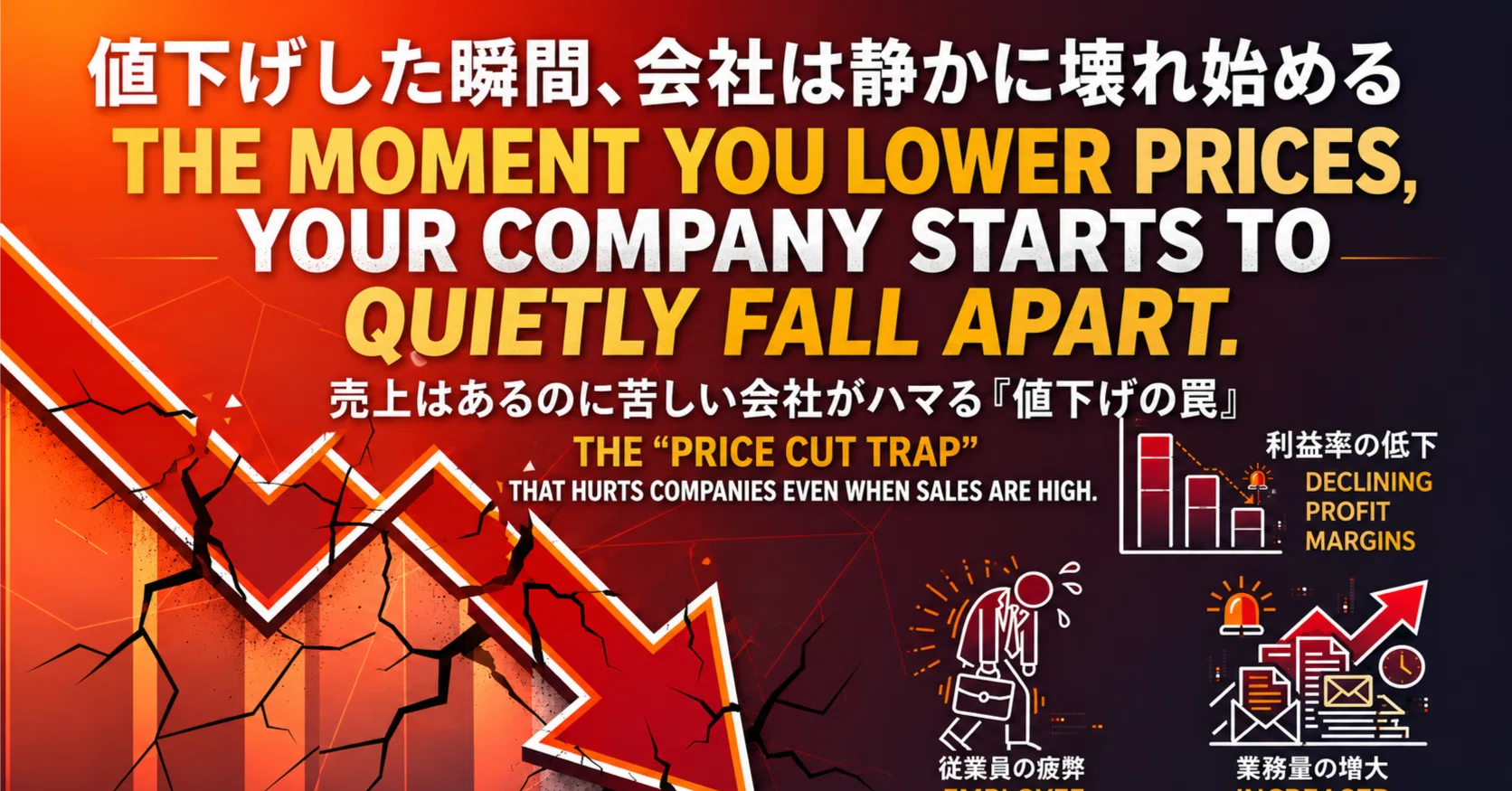その3：値下げの恐怖 値下げした瞬間、会社は静かに壊れ始める