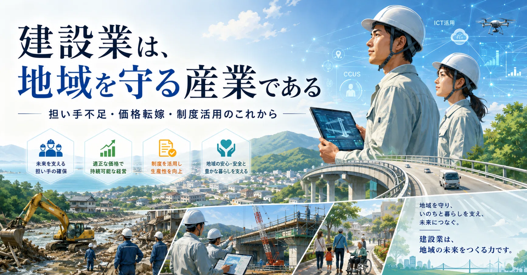 中小建設業者のための現場管理100のポイント 建設業法が求める信頼される建設業… 建設業は、地域を守る産業である｜島田昭規