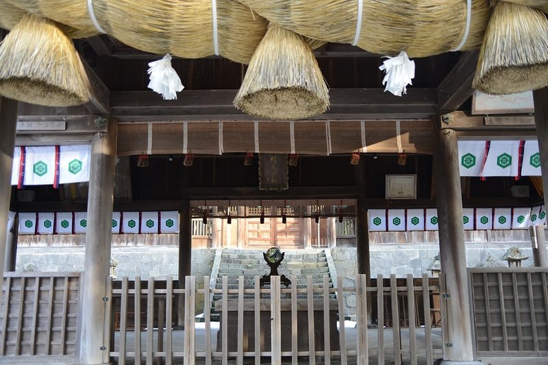 揖屋神社・拝殿