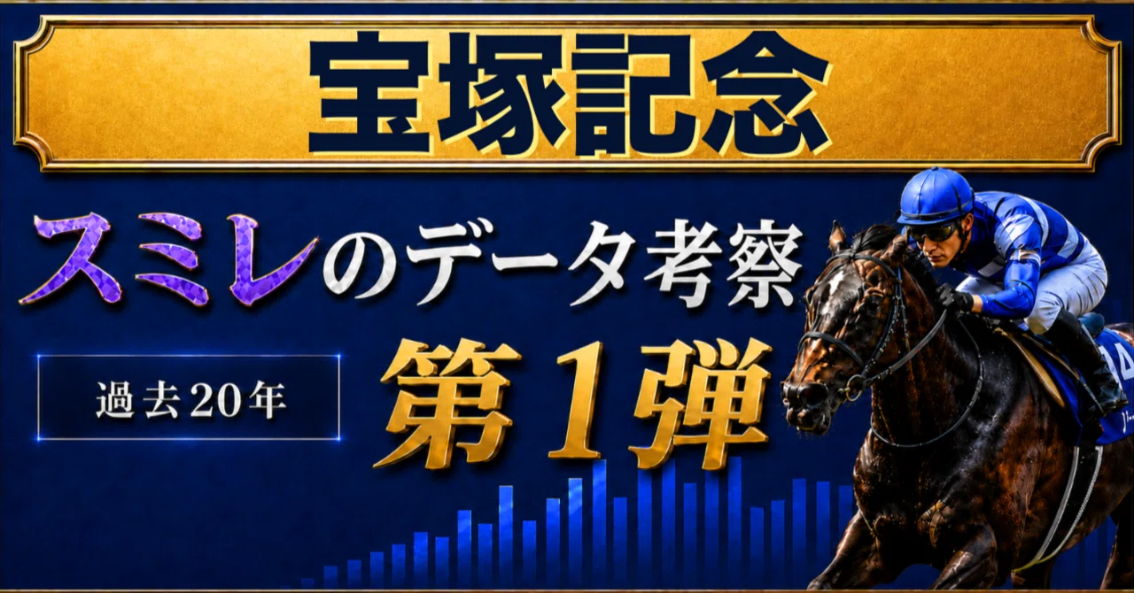 宝塚記念】過去20年データ考察第1弾 4歳馬で好走した23頭の共通点から 