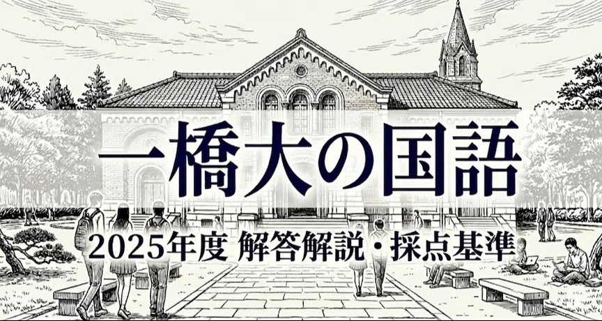 2025年度】一橋大学 国語 過去問 解答解説・採点基準｜国語講師fumi