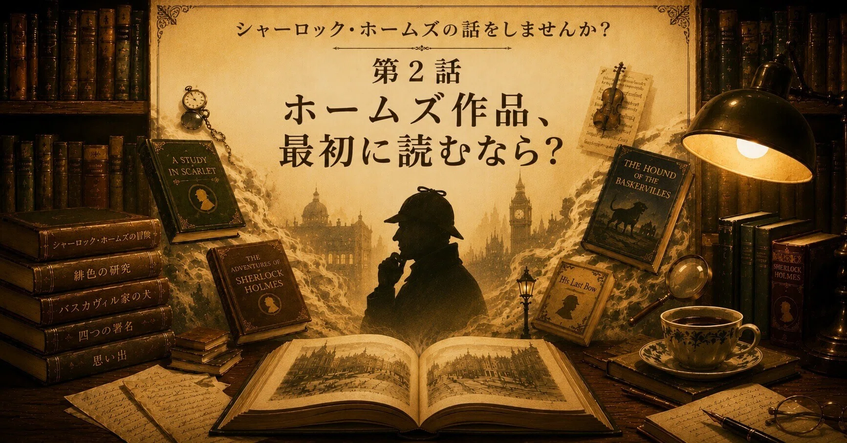 第2話「ホームズ作品、最初に読むなら？」｜シャーロック・ホームズの 
