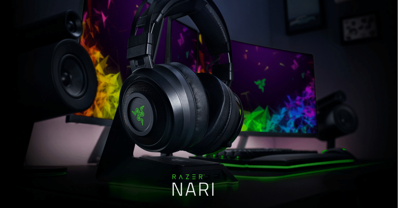 【新品】RASER NARI ULTIMATE ワイヤレスゲーミングヘッドセット RAZER NARI ULTIMATE]レビュー・設定方法/至高の震えるヘッドセットを