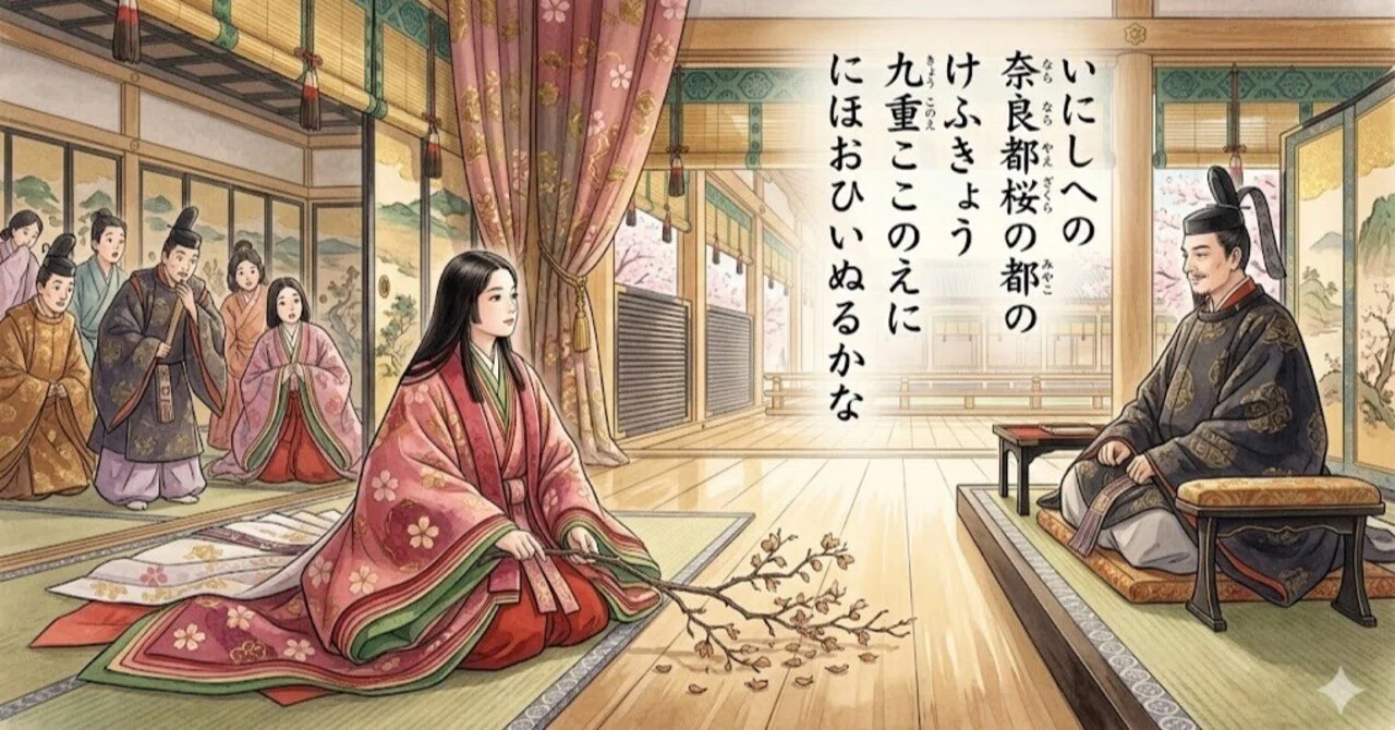 超訳・百人一首61】いにしへの奈良の都の八重桜──枯れ枝に桜を