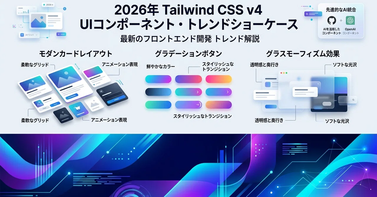 2026 Trend UI with Tailwind CSS v4 | A Collection of Copy-Paste ...
