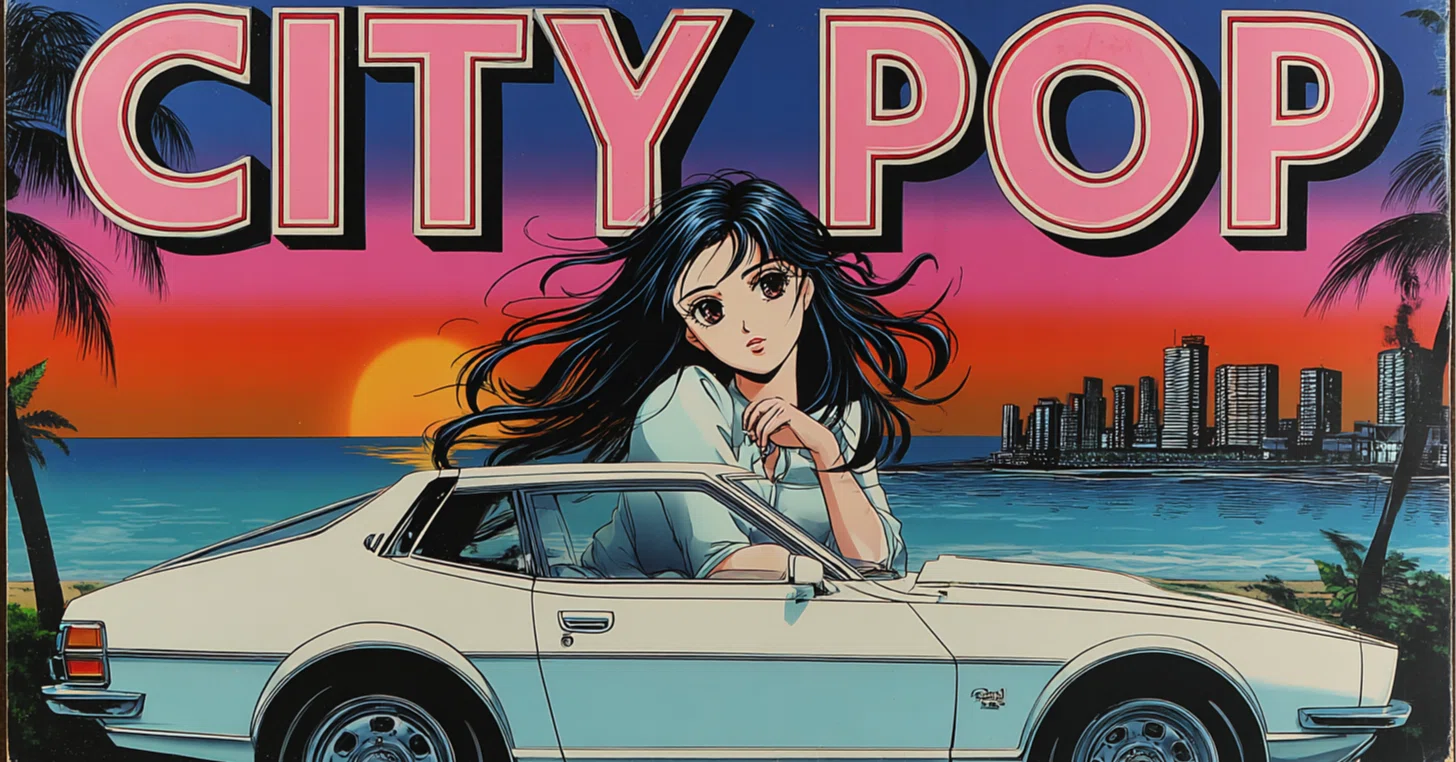 SunoAI】1980年代シティポップ音楽と画像をリアルに再現する方法