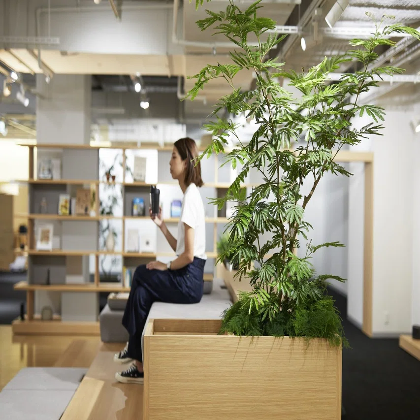 オフィスにグリーンを 植物から提案する新しい空間 Parkersインタビュー 1 3 Parkers Official Note Note