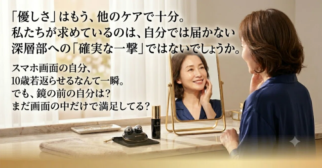 何これ、頬コケるやん……」あの美顔器のリアルな大波に、Webライターの