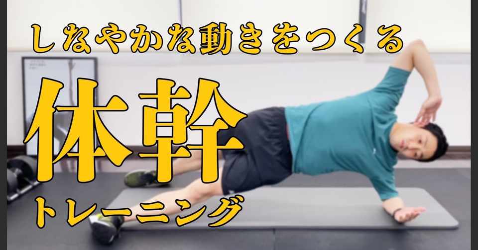 体幹 しなやかな動きをつくるための体幹トレーニング L Fit Note